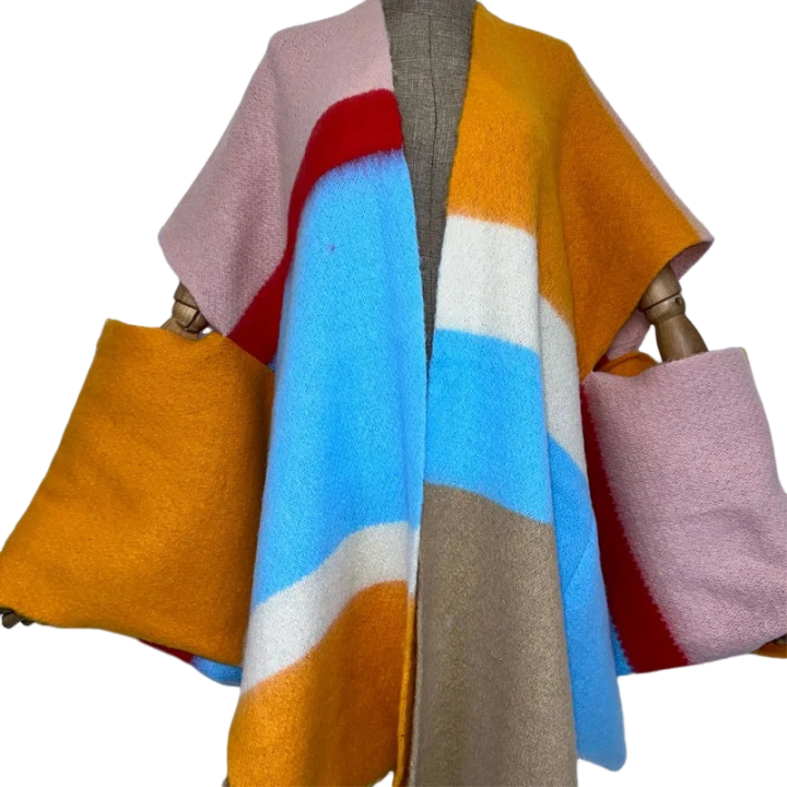 Pre Order:  Trendy Vibrant Unique Sleeve Cardigan - WINI