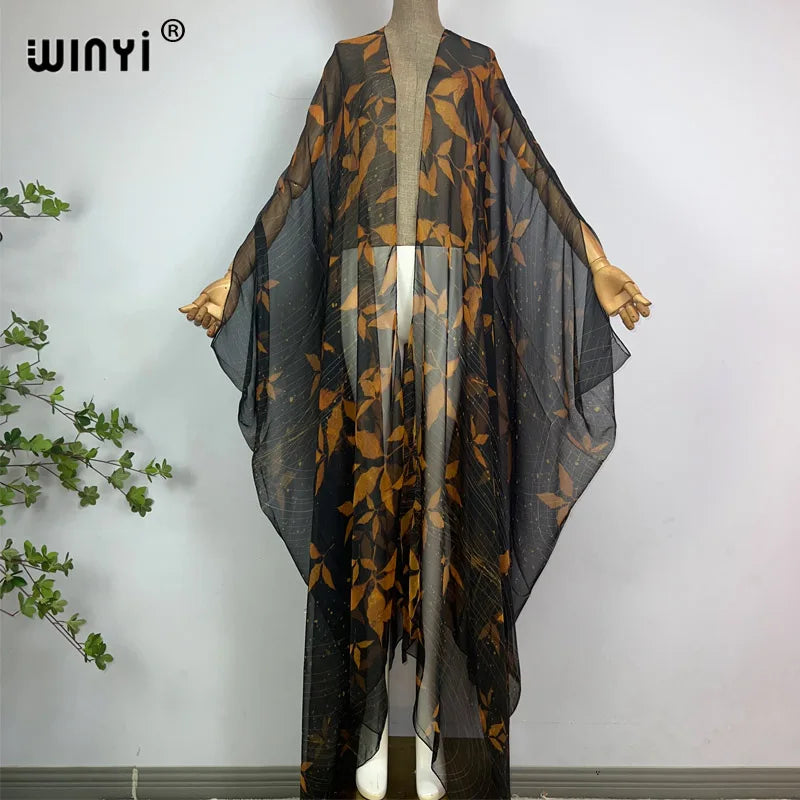 Pre Order: Comfy Vibrant Cover Up Kimono Cardigan - WINI