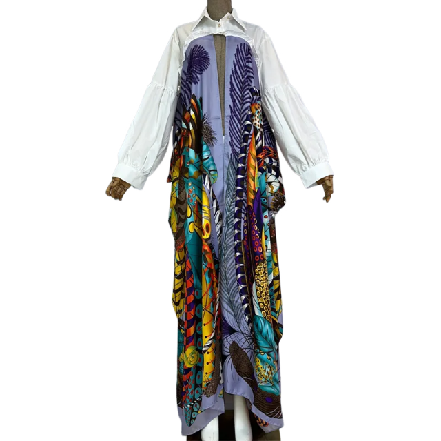 Pre Order: Trendy Long Sleeve Printed Cardigan - WINI