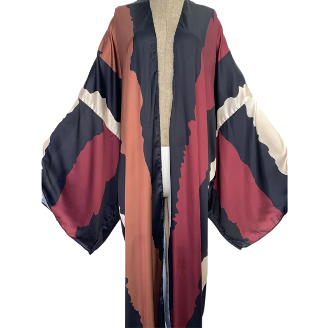 Pre Order: Loose Long Kimono  Cardigan - WINI