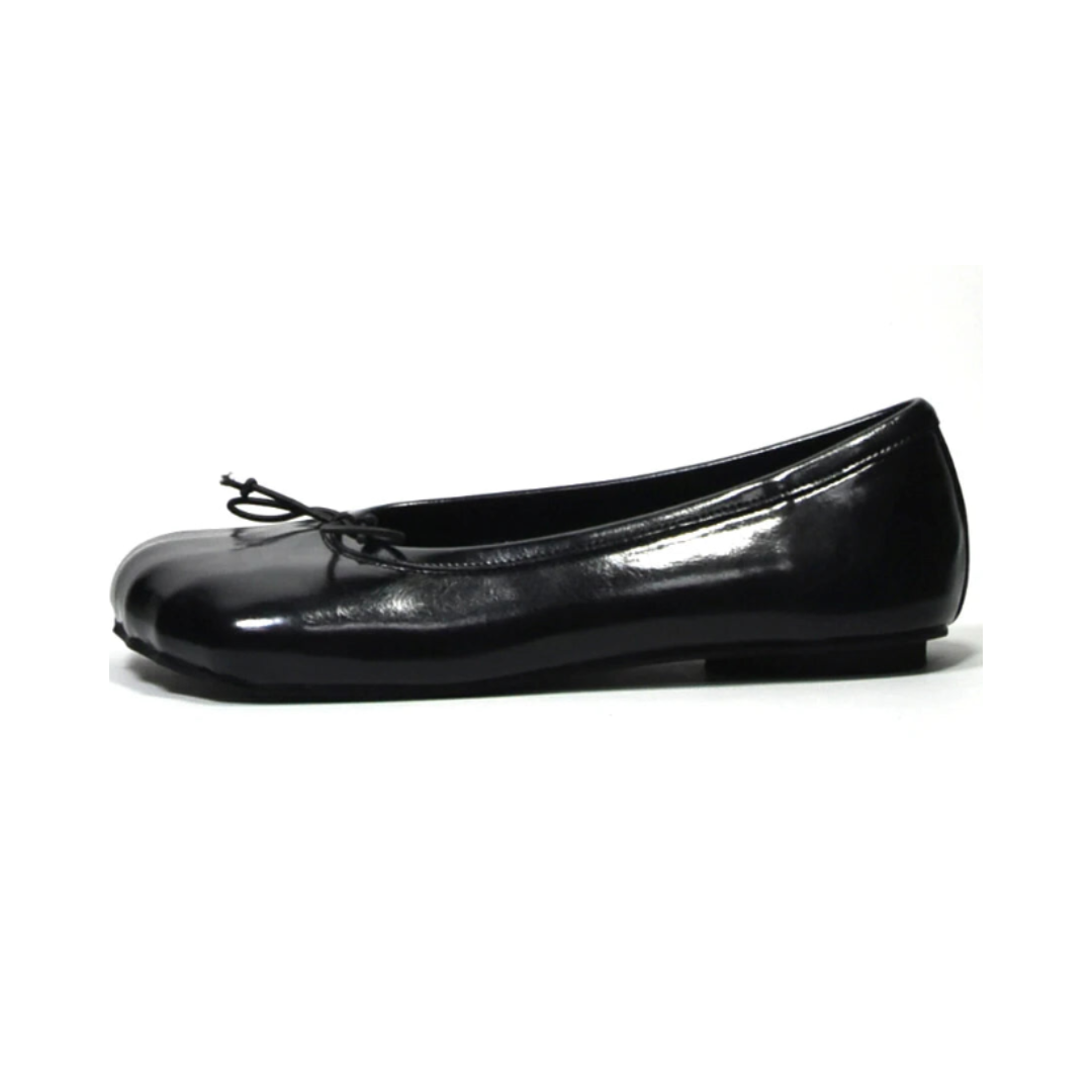 Pre Order:  Silp On Five Fingers Round Toe Leather Loafers