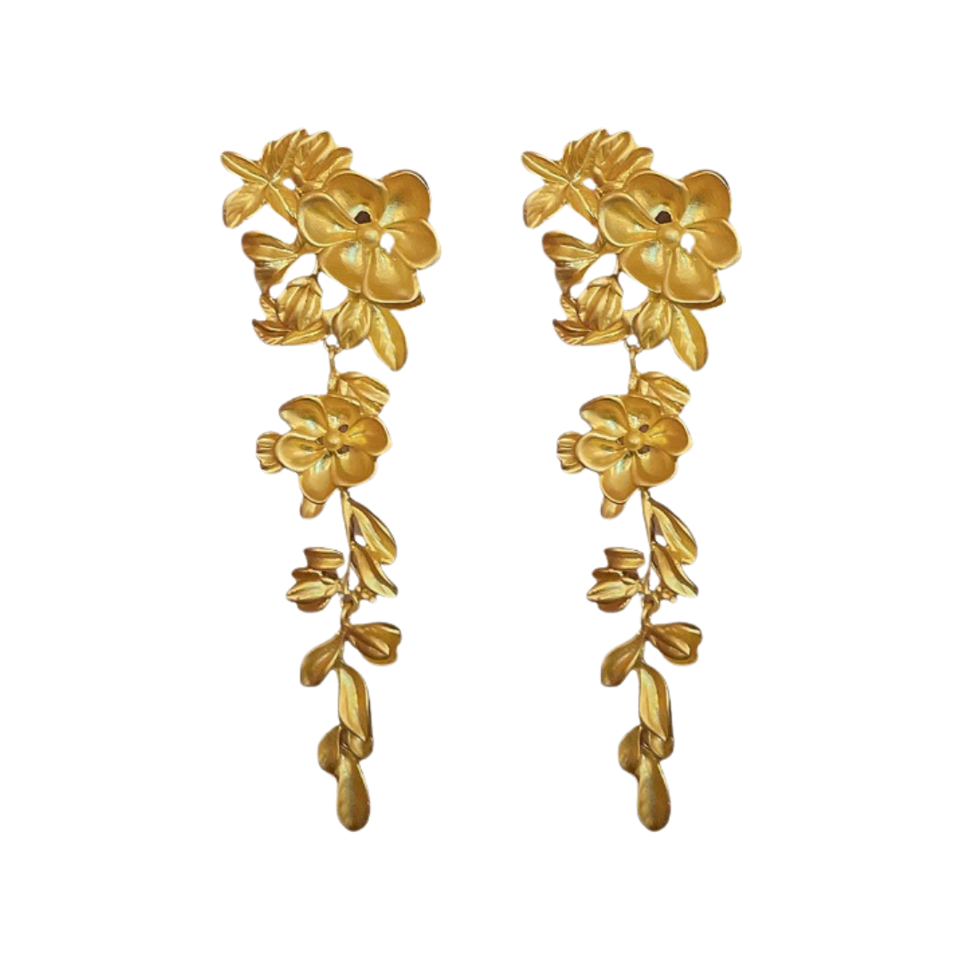 Pre Order:  Heavy Metal Exaggerated Tassel Earrings