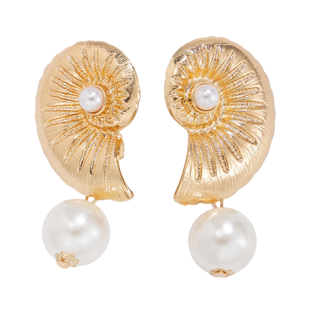 Pre Order:  Vintage Pearl Shell Earrings