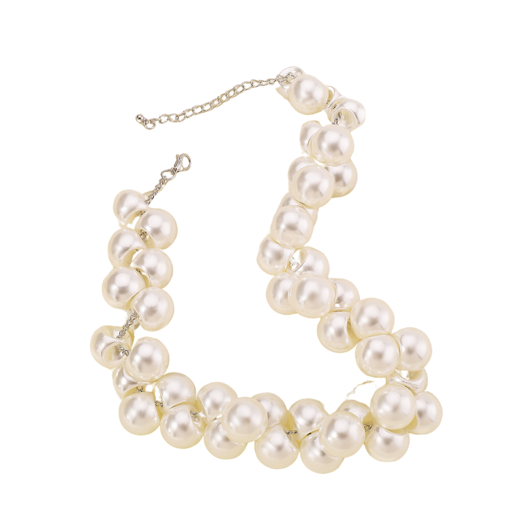 Pre Order:  Vintage Large Pearl Baroque Necklace