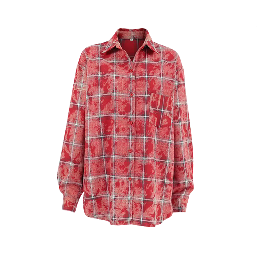 Pre Order:  Classic Cotton Red Plaid Shirt