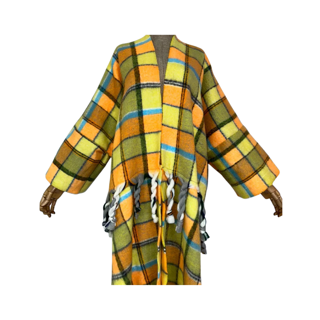 Pre Order: Plaid Long Sleeve Cardigan - WINI