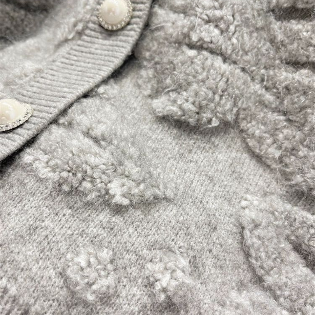 Embroidered Loose Cardigan