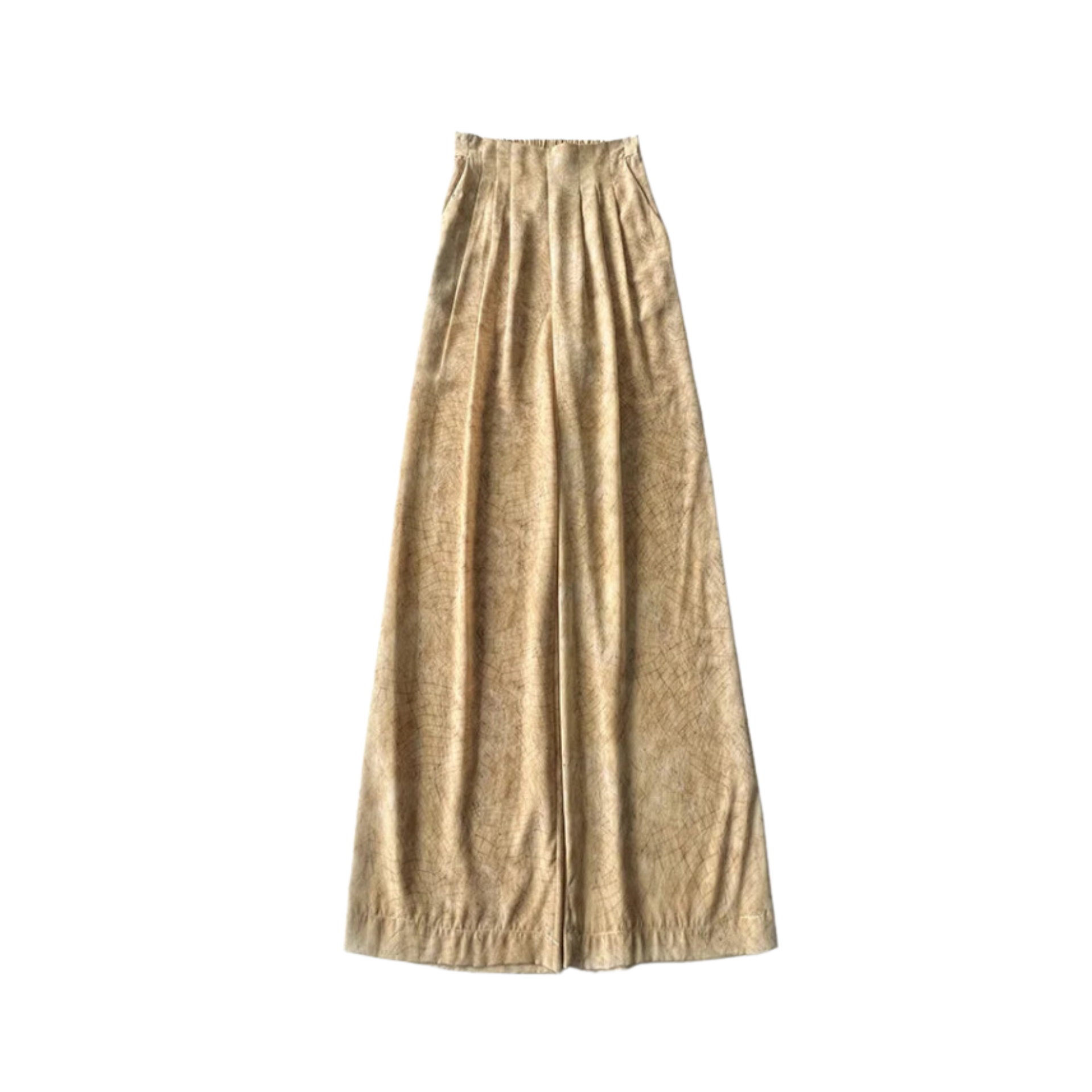 Pre Order:  Silk Pleated Wide Leg Pants