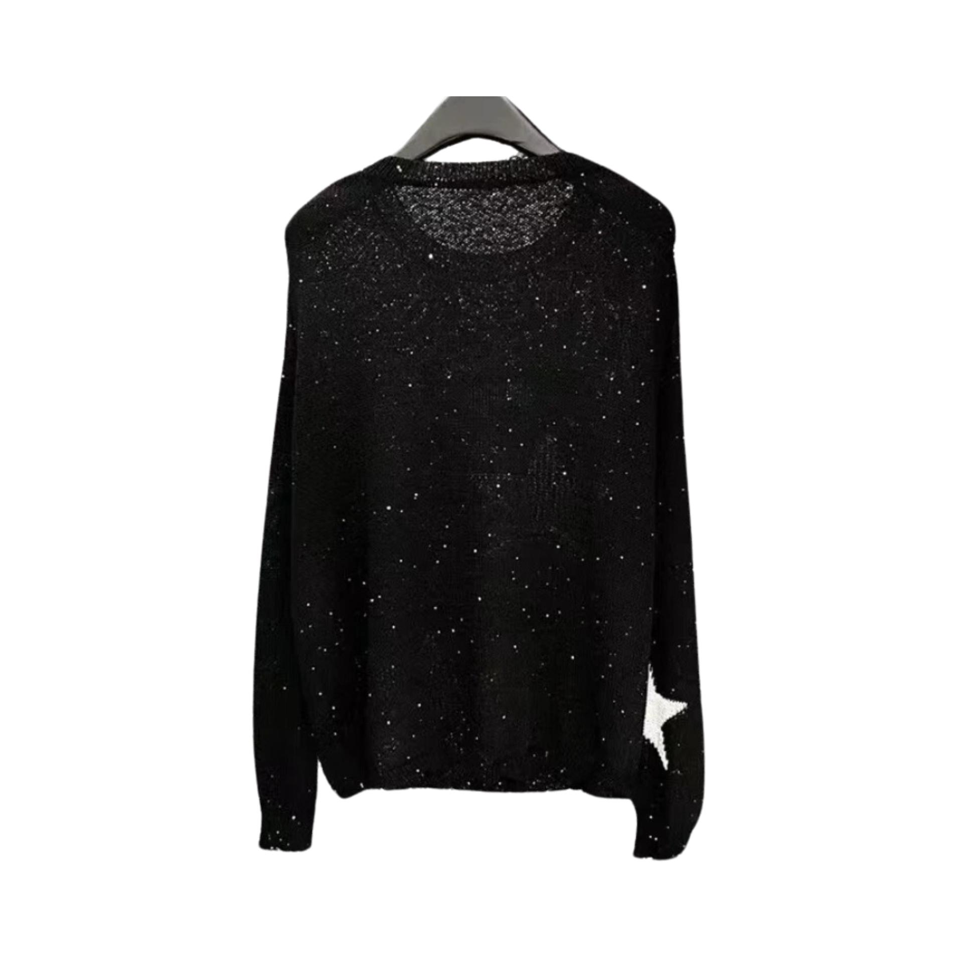 Pre Order:  Casual Stars Round Neck Knitted Sweater