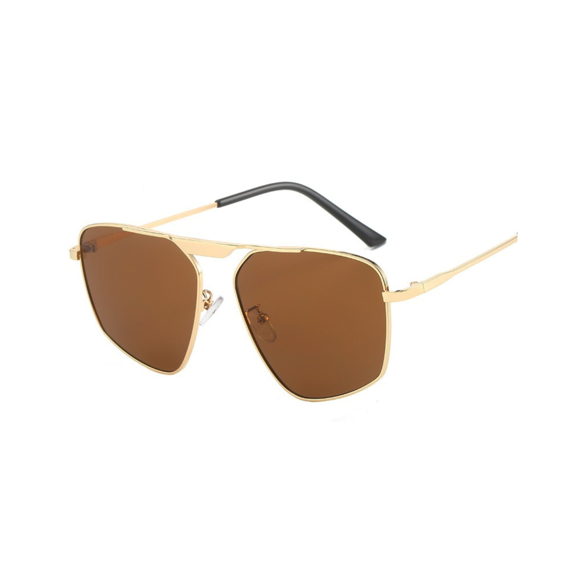 Pre Order:  Retro Big Polygon Shape Frame Sunglasses