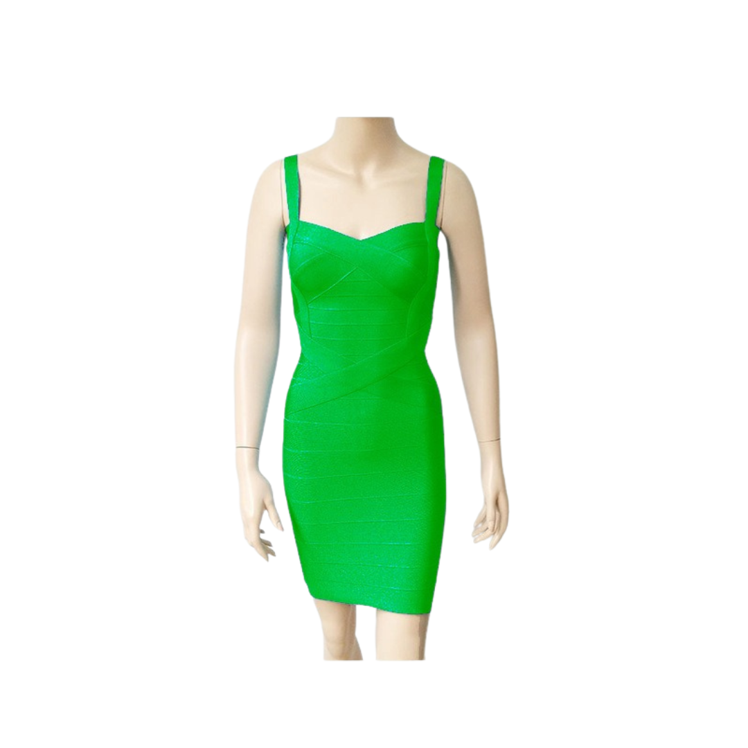 Pre Order:  Solid Sleeveless Elastic Slim Fit Mini Dress