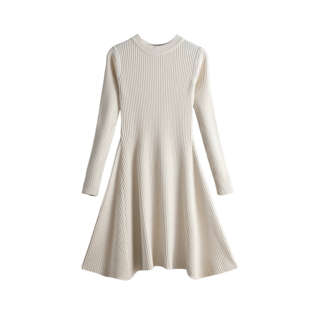 Simple Chic A-Line Thick Sweater Dress