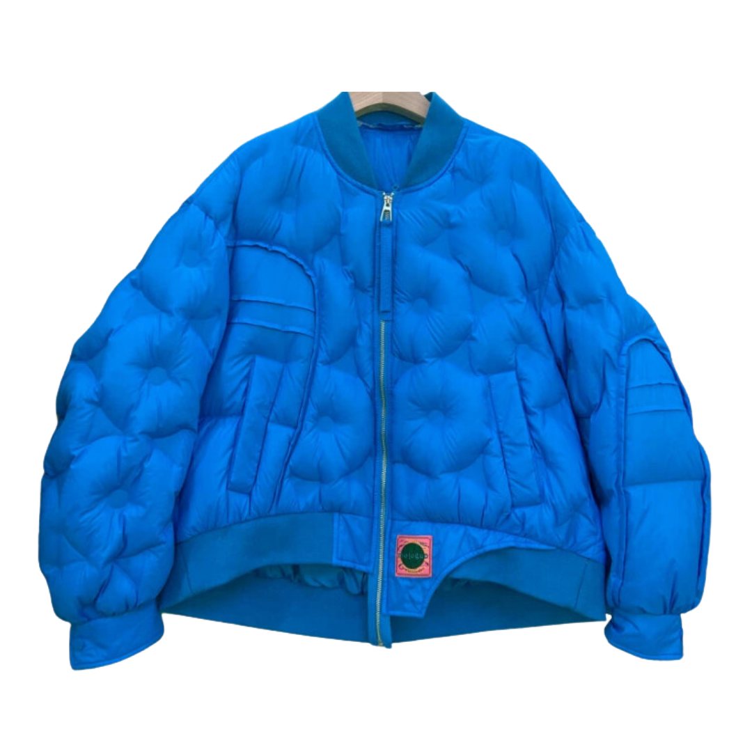 Pre Order:  Baseball Collar Duck Down Jacket