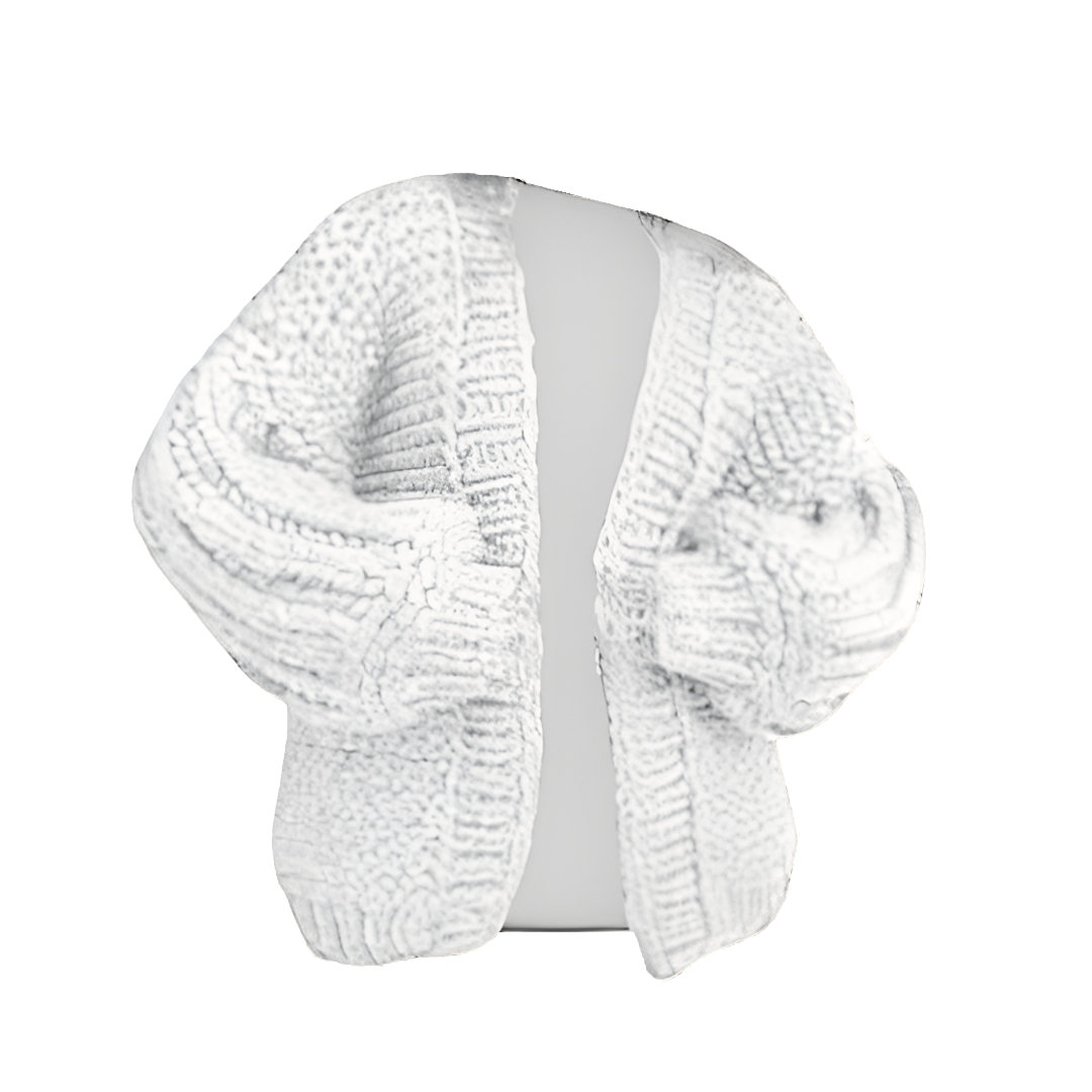 Pre Order: Chunky Oversized Knitted Balloon Cardigan