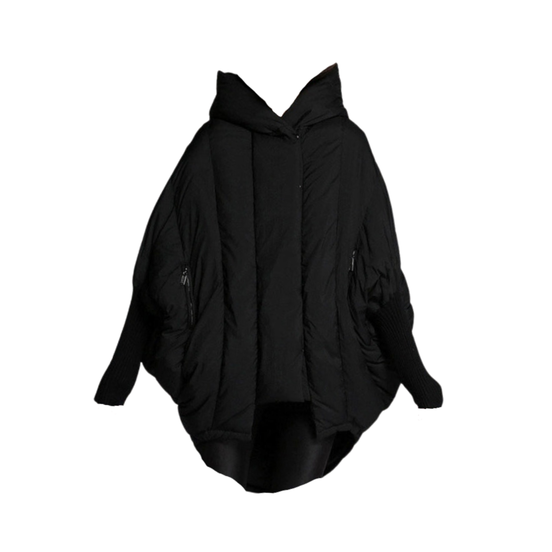 Pre Order: Oversized Loose Puff Hooded Cloak Jacket