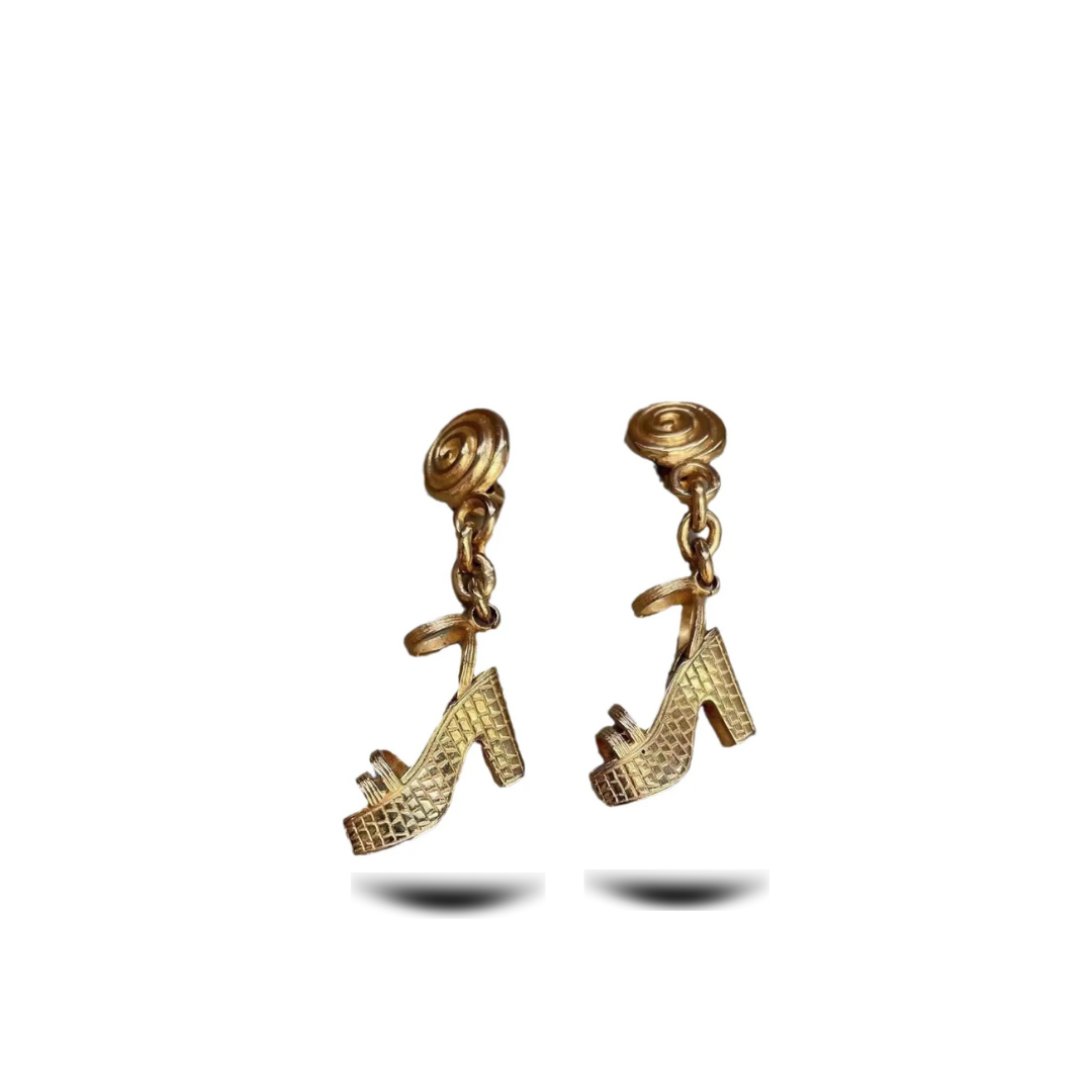 Pre Order: Vintage Heel Charm Earrings