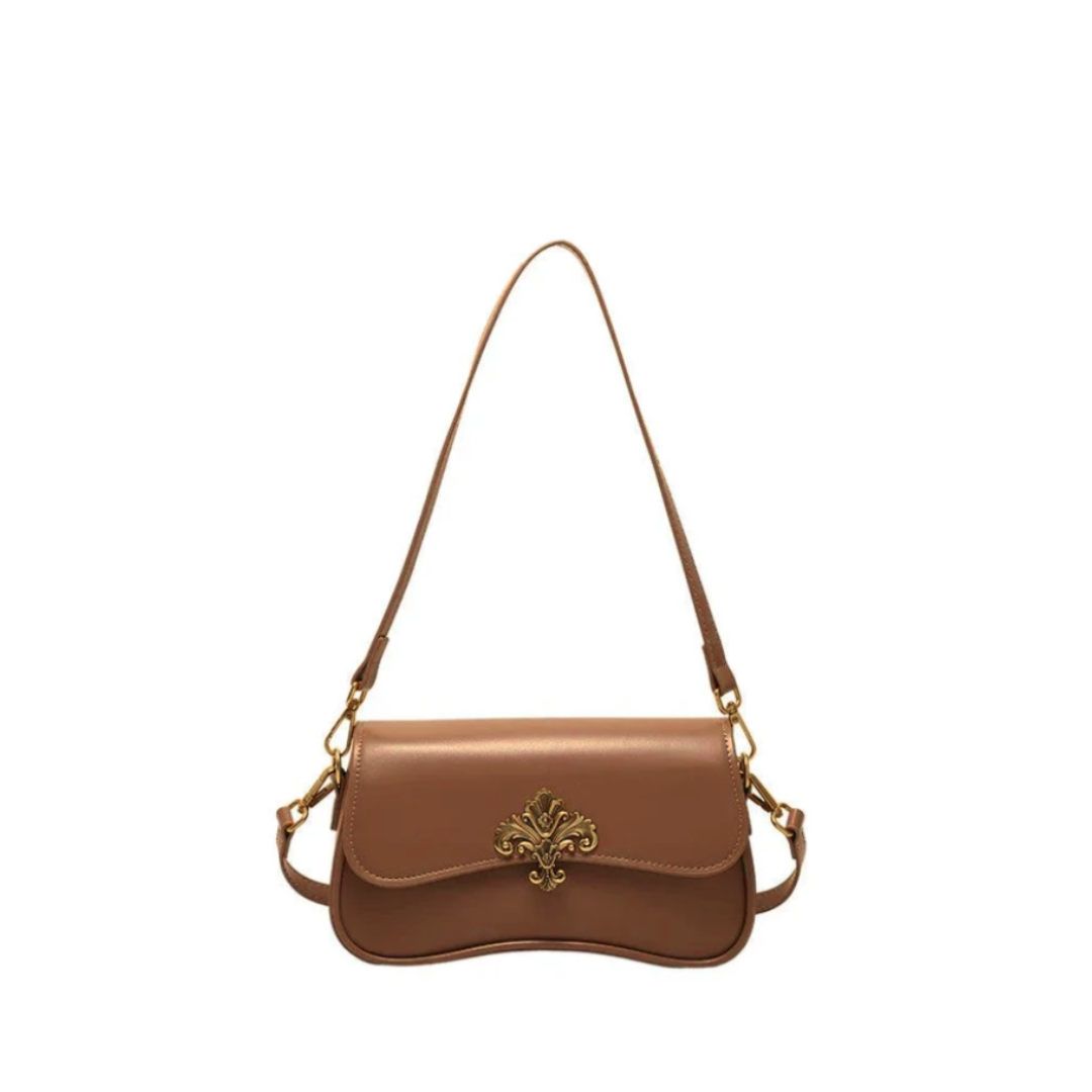 Pre Order: Elegant Floral Embellished Shoulder Bag