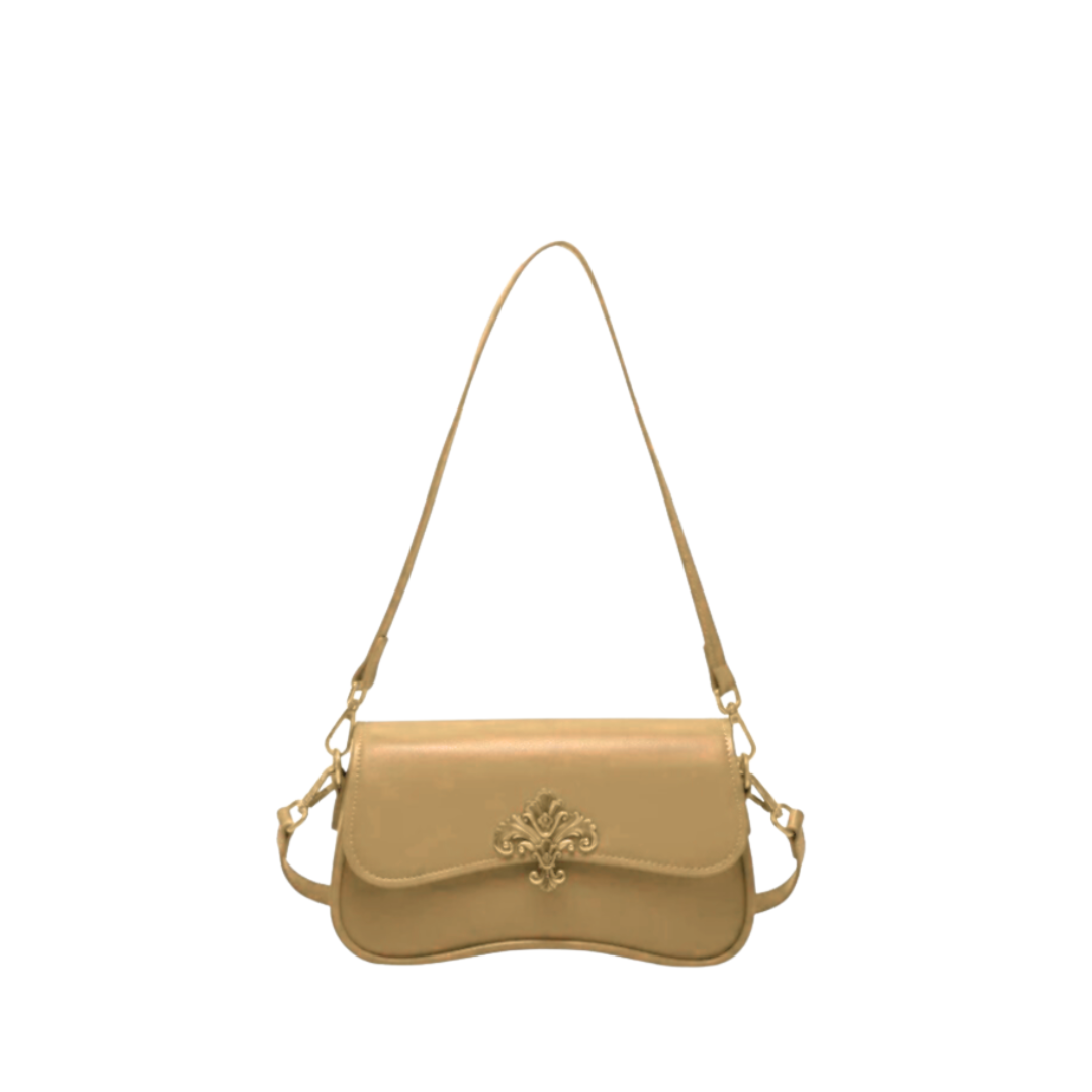 Pre Order: Elegant Floral Embellished Shoulder Bag