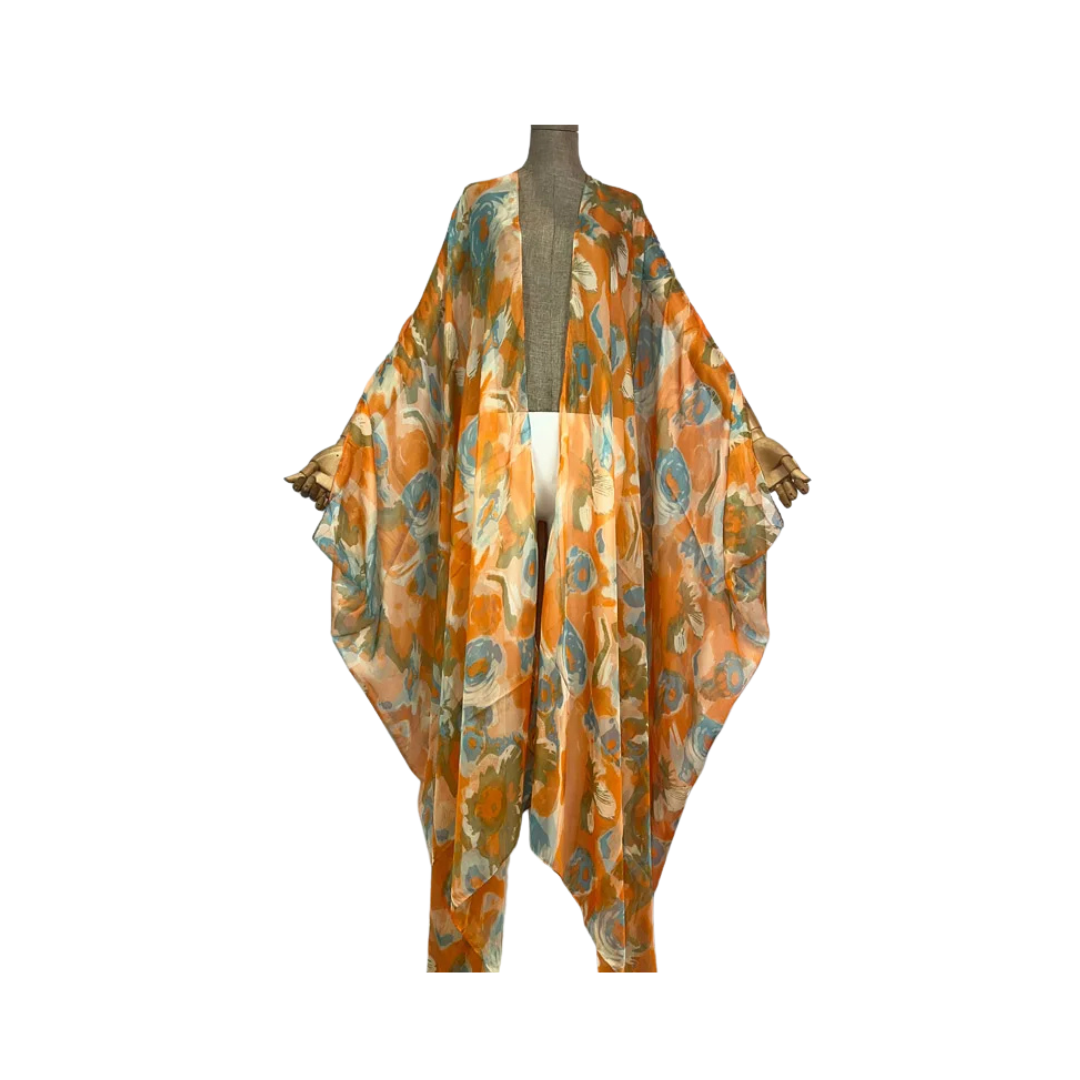 Pre Order: Comfy Vibrant Cover Up Kimono Cardigan - WINI