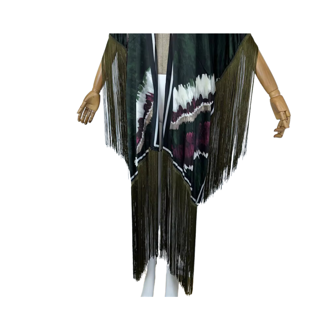 Pre Order: Tassel Cover Up Kimono Cardigan - WINI