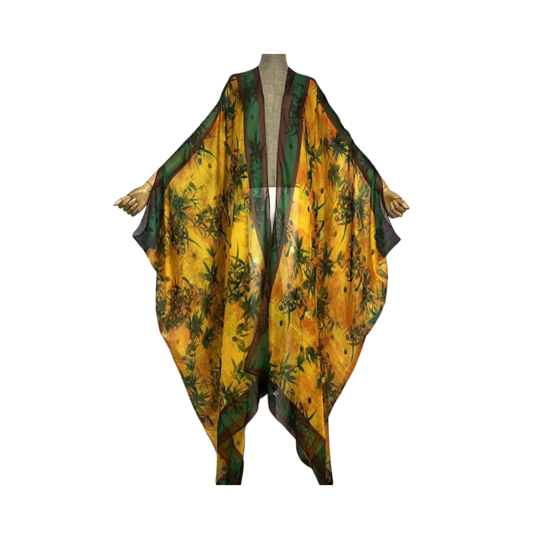 Pre Order: Comfy Vibrant Cover Up Kimono Cardigan - WINI