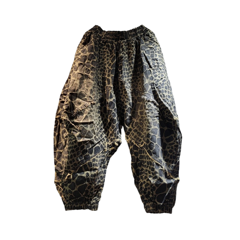 Pre Order: Animal Print Loose Fit Harem Pants