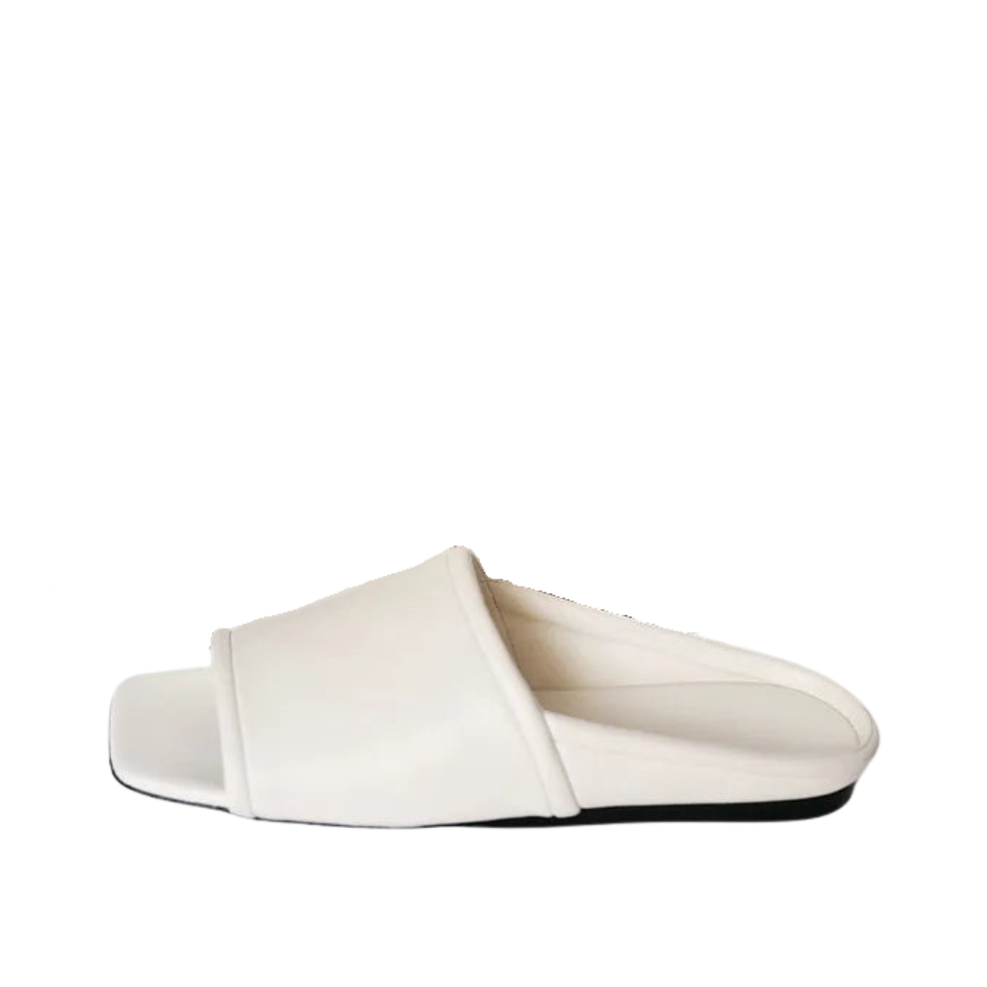 Pre Order:  Flat Mule Square Toe Slippers