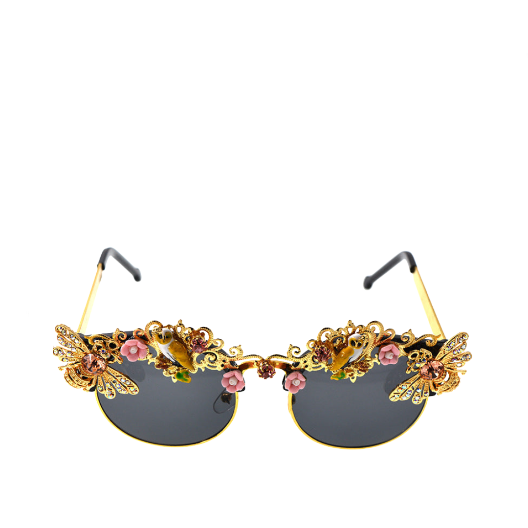 Pre Order:  Classical Diamond Inlaid Sunglasses