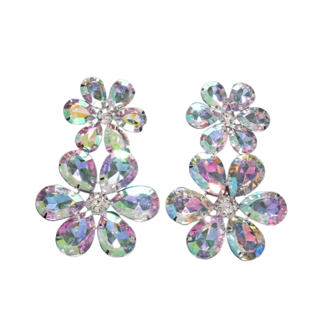 Pre Order:  Exaggerated Flower Pendant Earrings