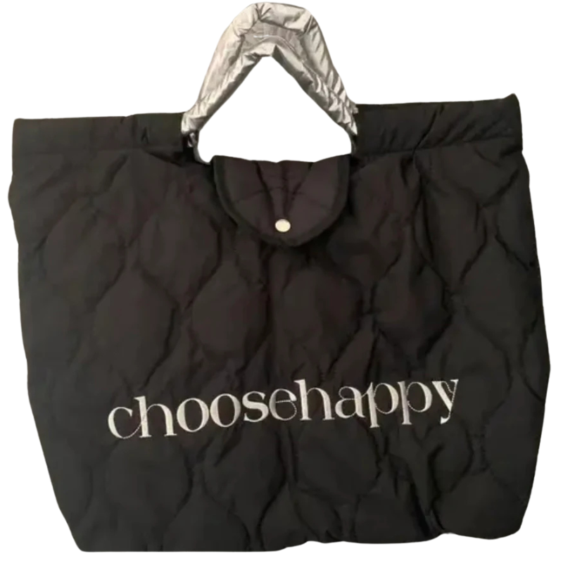 Pre Order: Choose Happy Down Cotton Jacket Bag