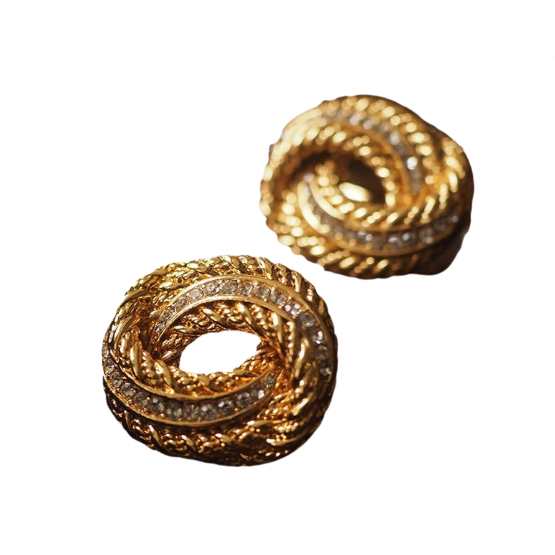 Pre Order:  Medieval Twists Clip On Earrings