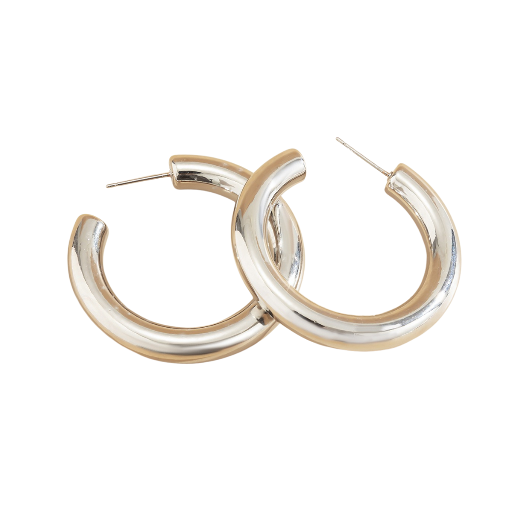 Pre Order:  Classic Geometric Hoop Earrings