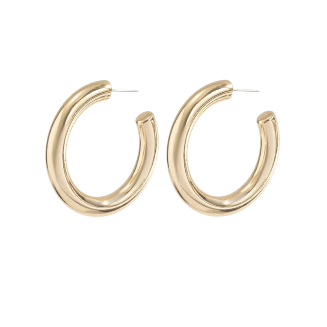 Pre Order:  Big Circle Hoop Earrings