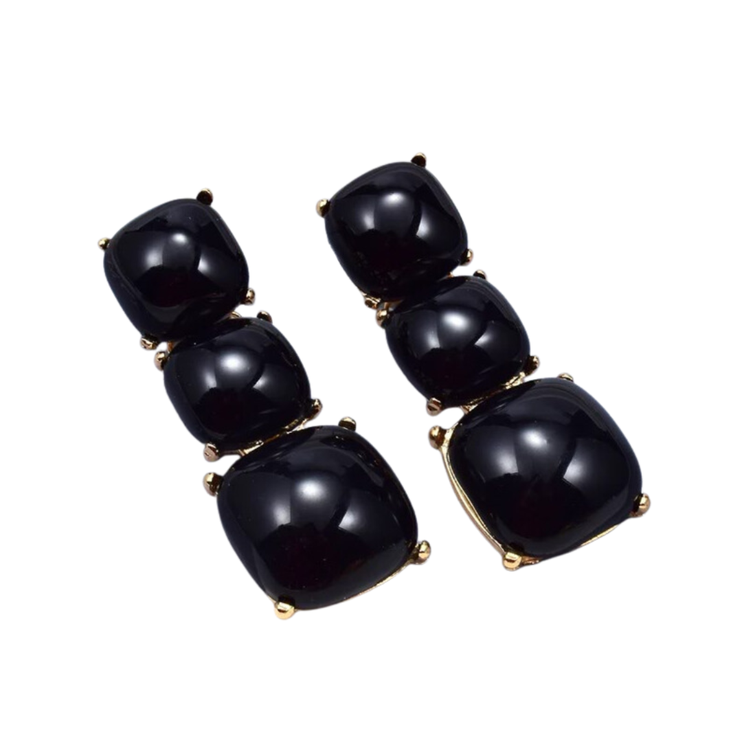 Pre Order:  Chic Geometric Resin Drop Earrings