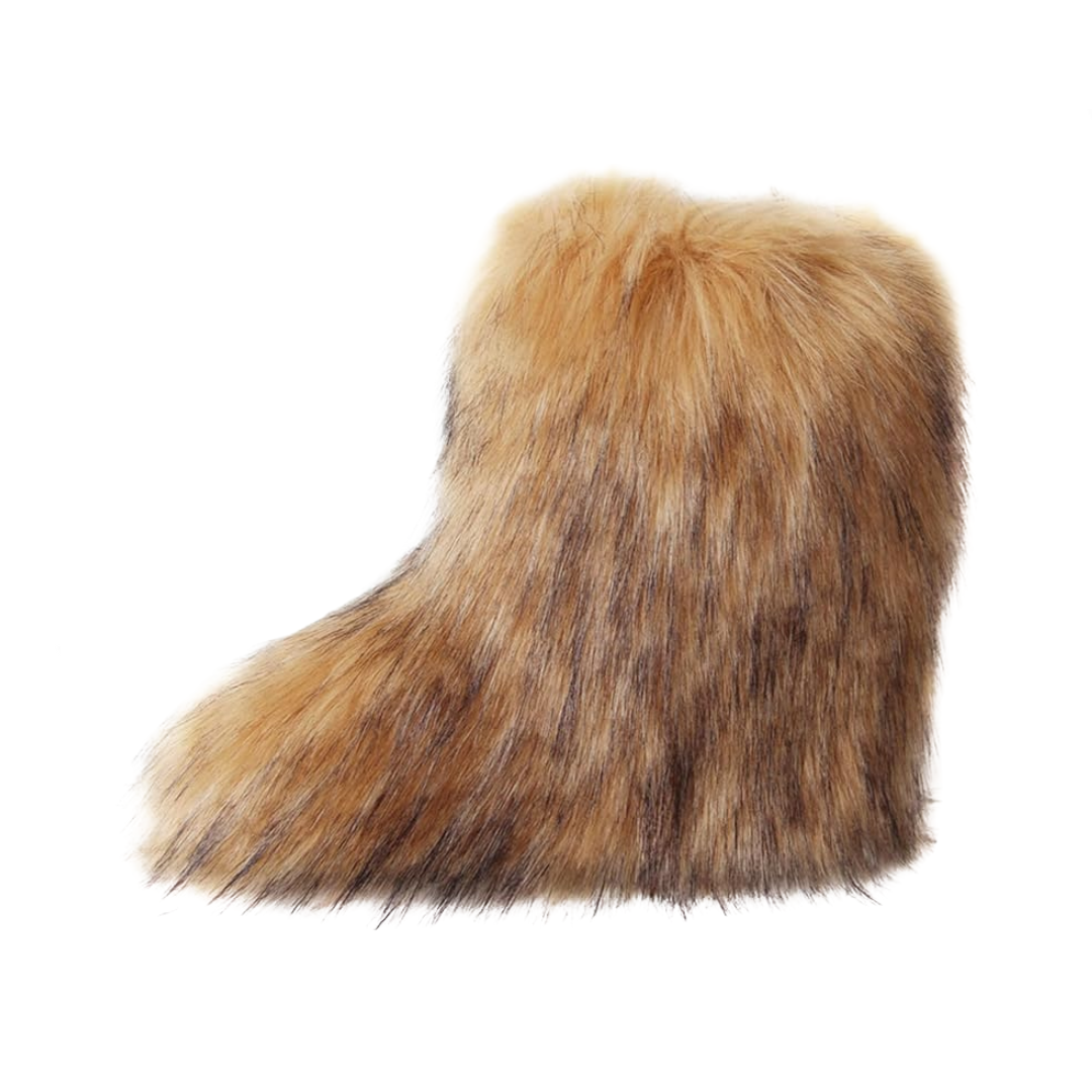 Fluffy Fur Slip On Boots