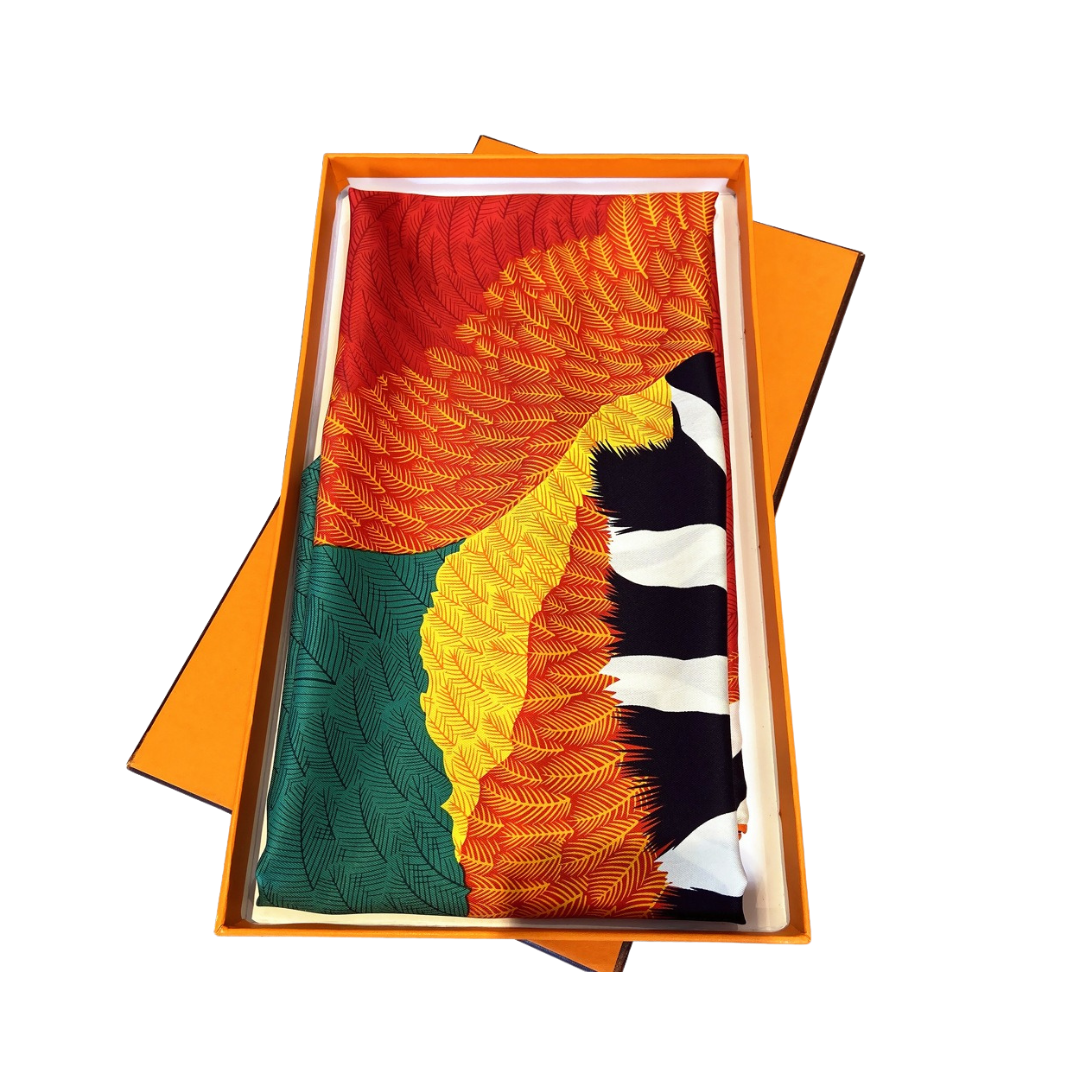 Pre Order:  Zebra Pegasus Twill Square Scarf