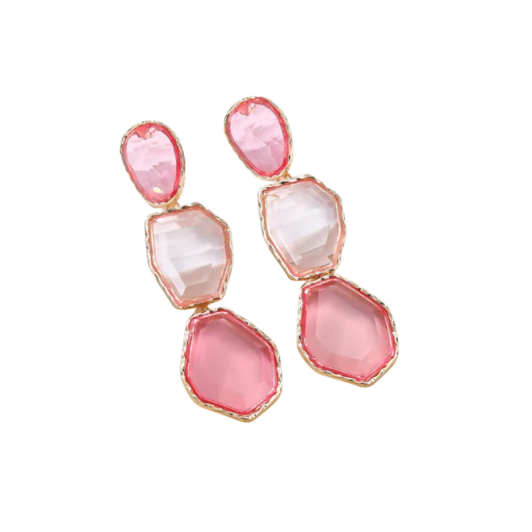 Pre Order:  Elegant Transparent Resin Drop Earrings