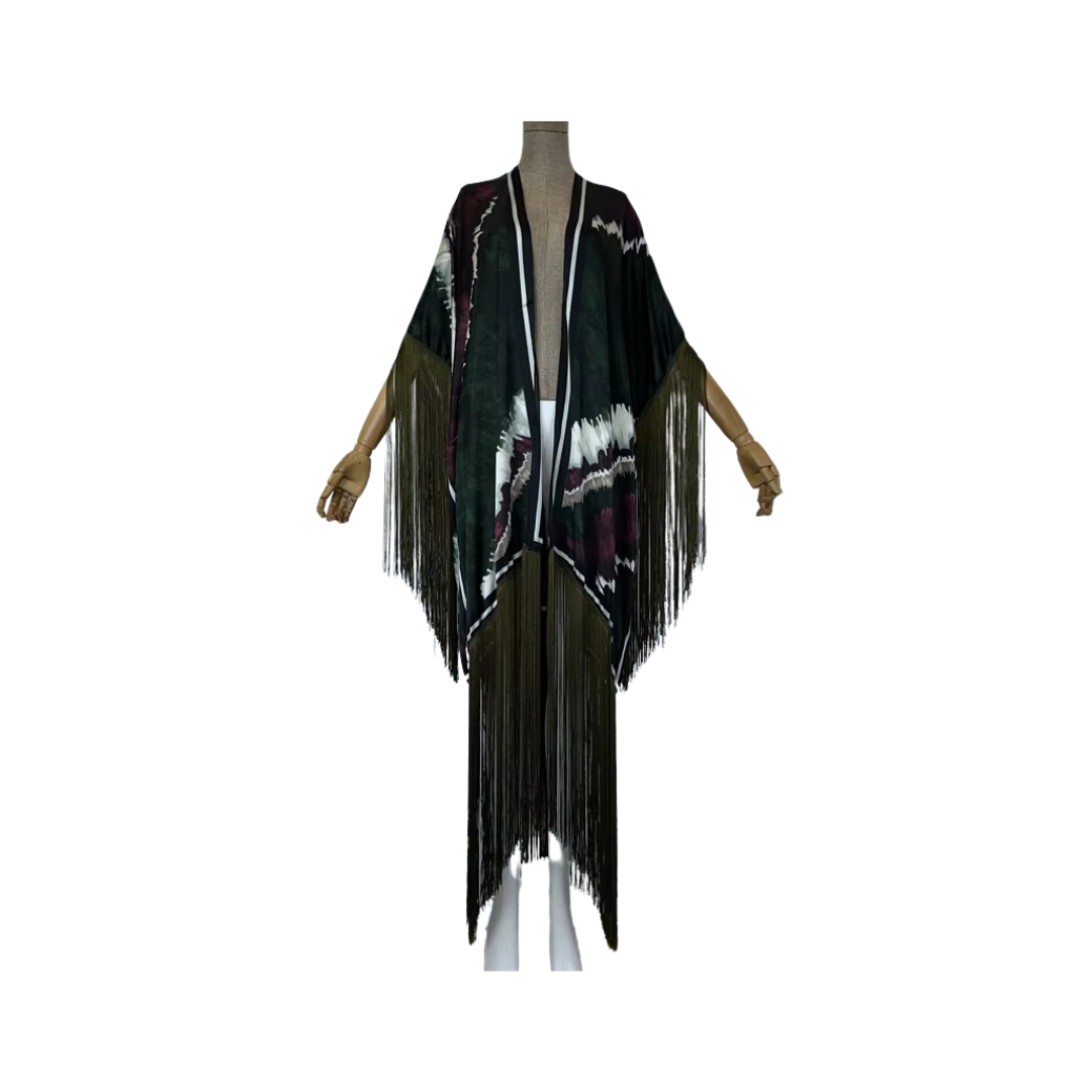 Pre Order: Tassel Cover Up Kimono Cardigan - WINI