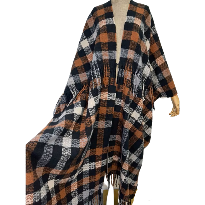 Pre Order:  Premium Chic Plaid Winter Cardigan - WINI