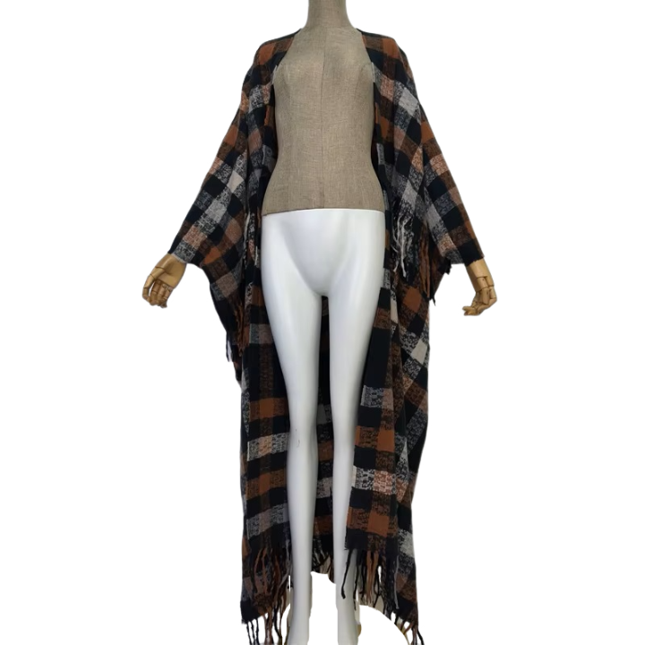 Pre Order:  Premium Chic Plaid Winter Cardigan - WINI