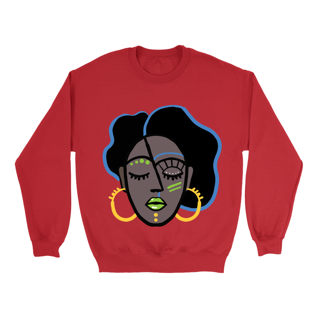 Mocha Afro Green Sweatshirt