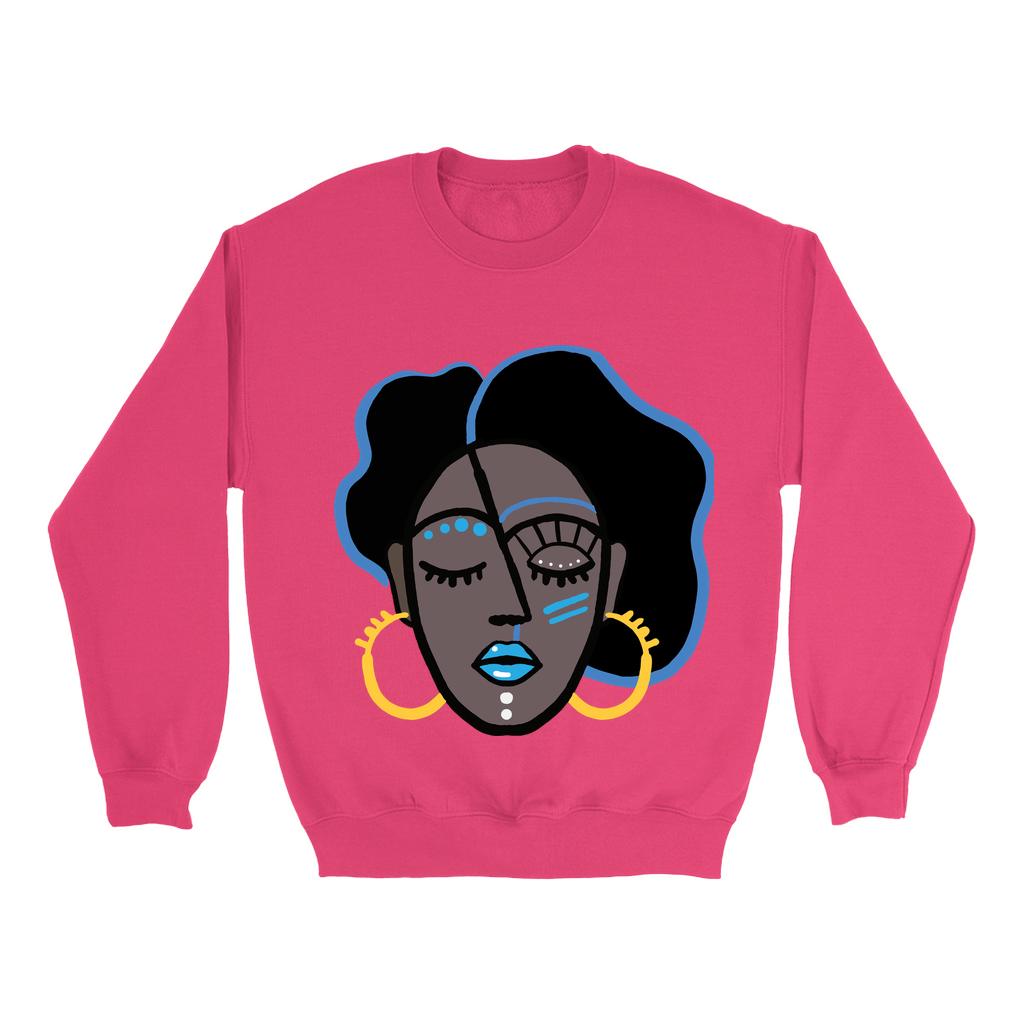 Mocha Afro Blue Sweatshirt