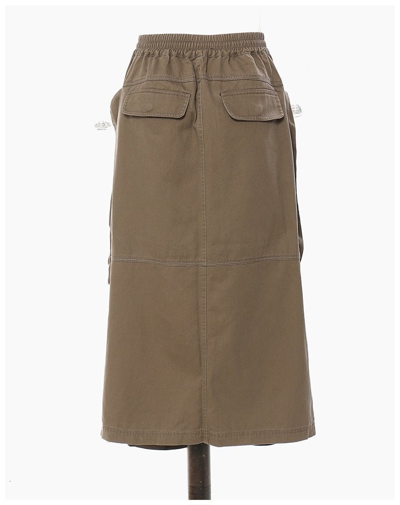 Camouflage Cargo Skirt - Kelly Obi New York