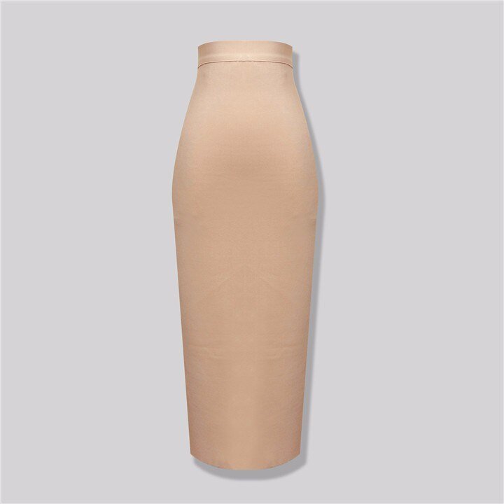 Candy Color Bandage Pencil Skirt - Kelly Obi New York