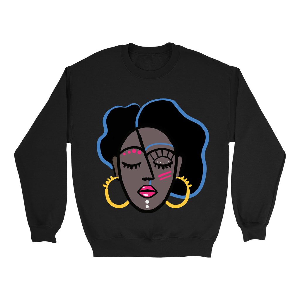 Mocha Afro Pink Sweatshirt