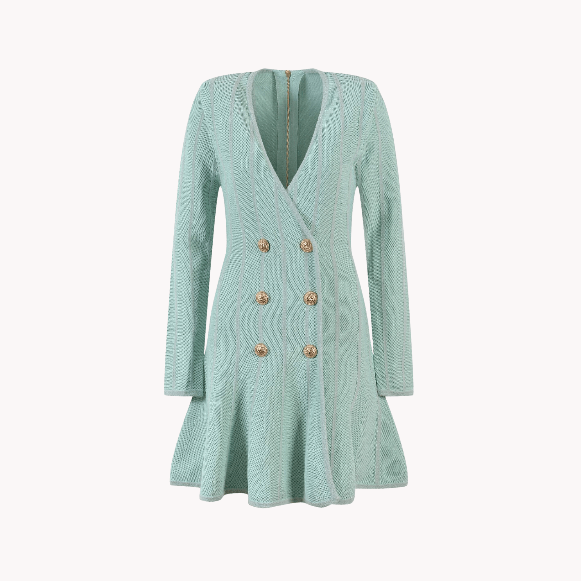 Double-Breasted Mini Dress - Kelly Obi New York