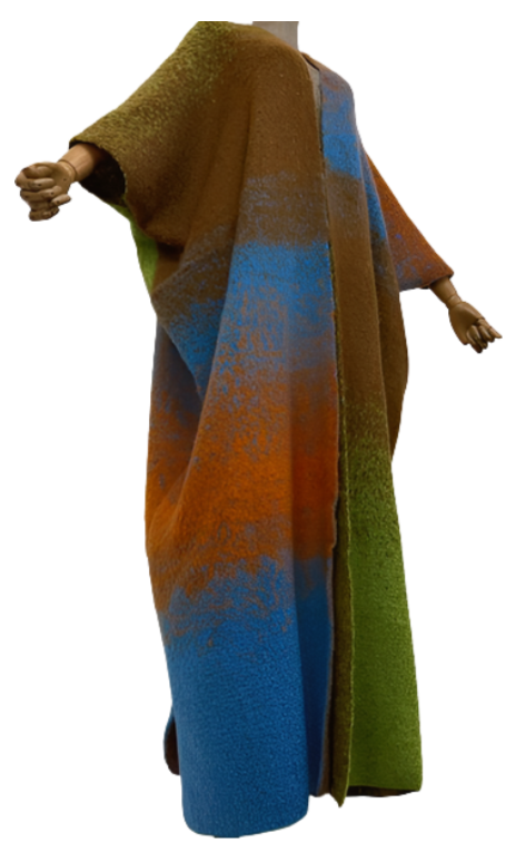 Stylish Colorful Maxi Cardigan - WINI