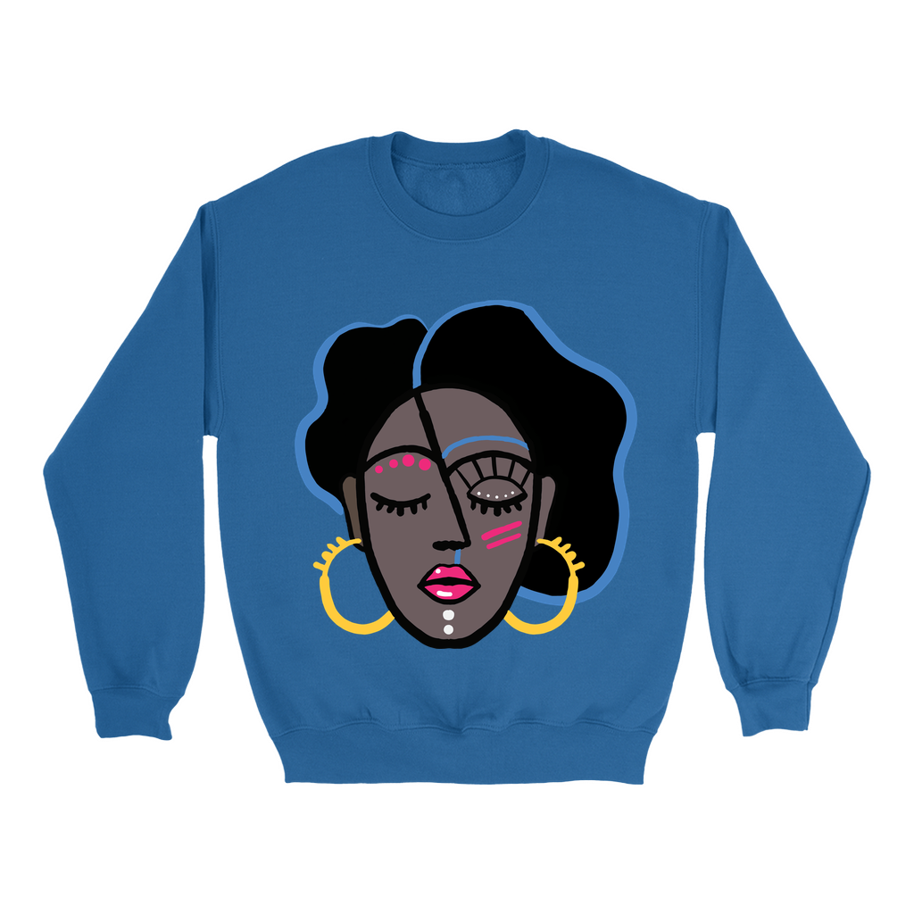 Mocha Afro Pink Sweatshirt