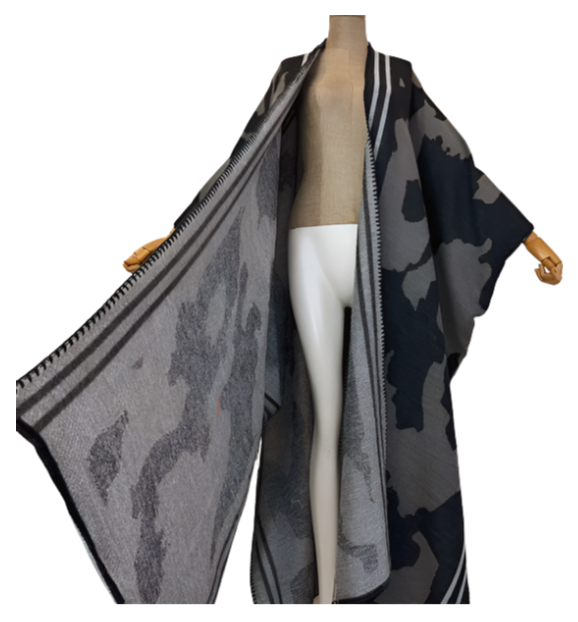 Pre Order:  Modern Maxi Poncho Cardigan - WINI