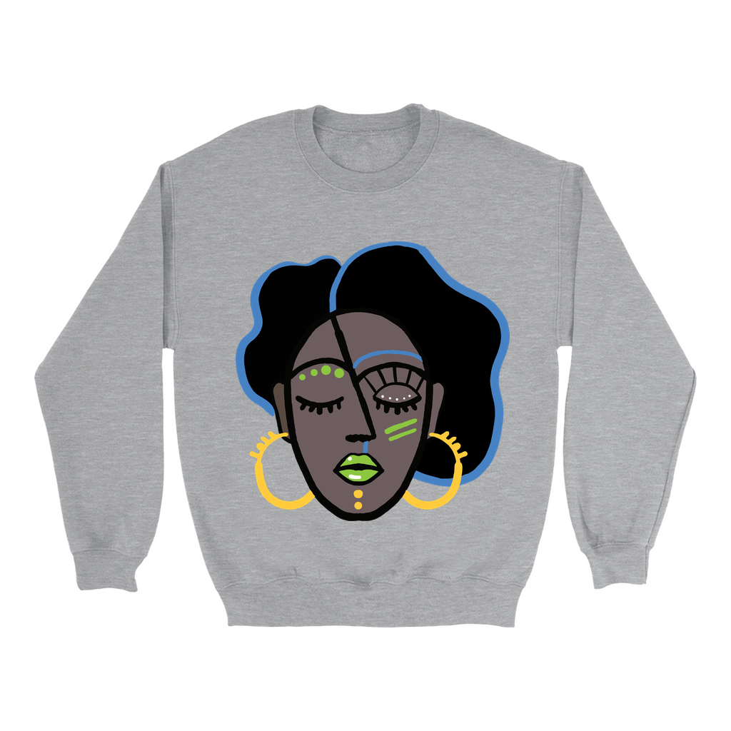 Mocha Afro Green Sweatshirt